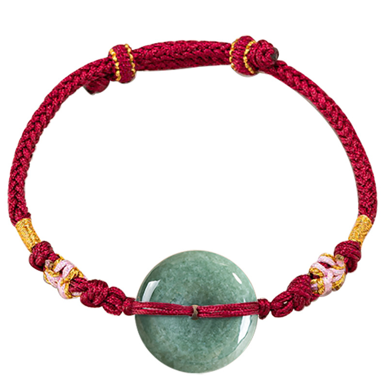 Jewelry & Watches Sp Z Oo Ul Frezerów 3 - Green Myanmar Jadeite Donut Bracelet Designer