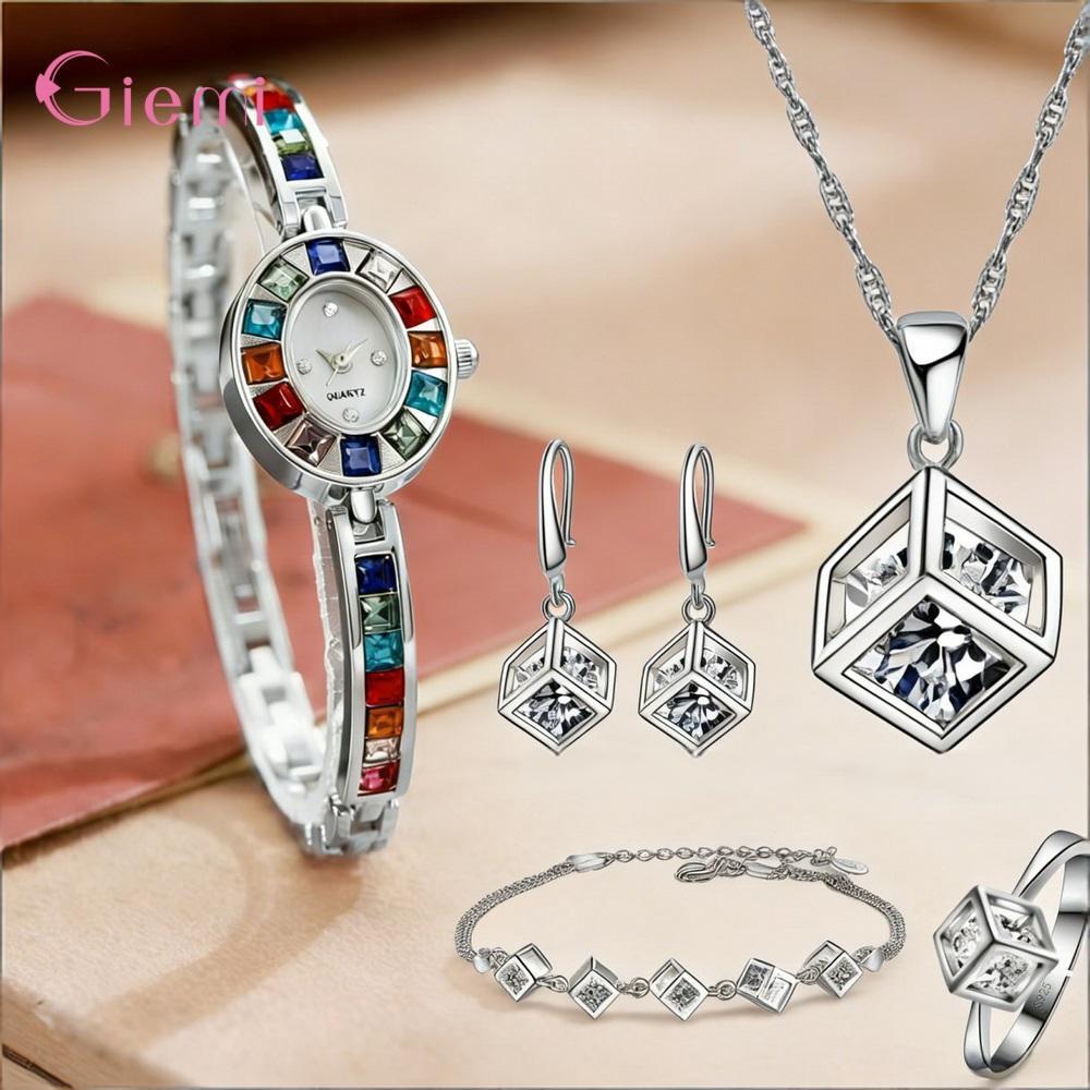 Pretty 925 Sterling Silver Geo - đánh giá và giá Best Jewelry Watches For Women