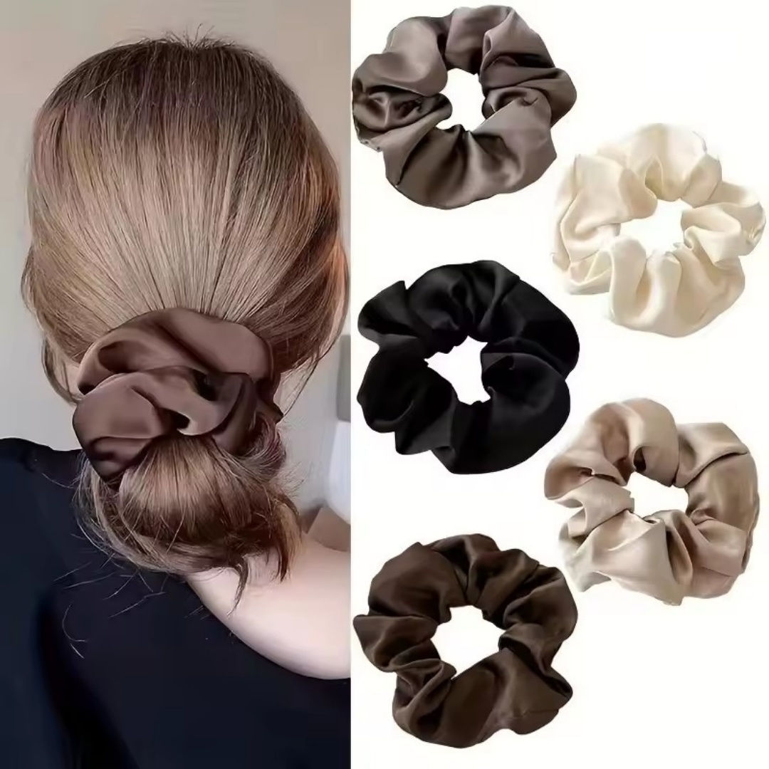 5PCS Satin Hair Scrunchie Exqu - đánh giá và giá Shop Jewelry & Watches Near Me
