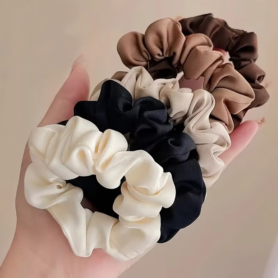 5PCS Satin Hair Scrunchie Exqu - đánh giá và giá Shop Jewelry & Watches Near Me
