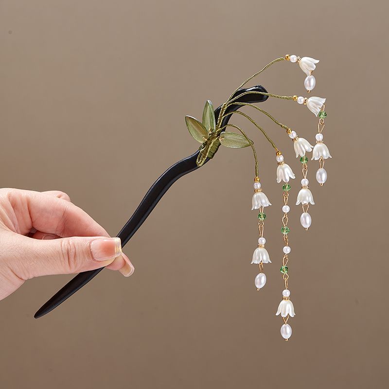 Wooden Flower Hairpin Vintage  - đánh giá và giá Shop Jewelry & Watches Near Me