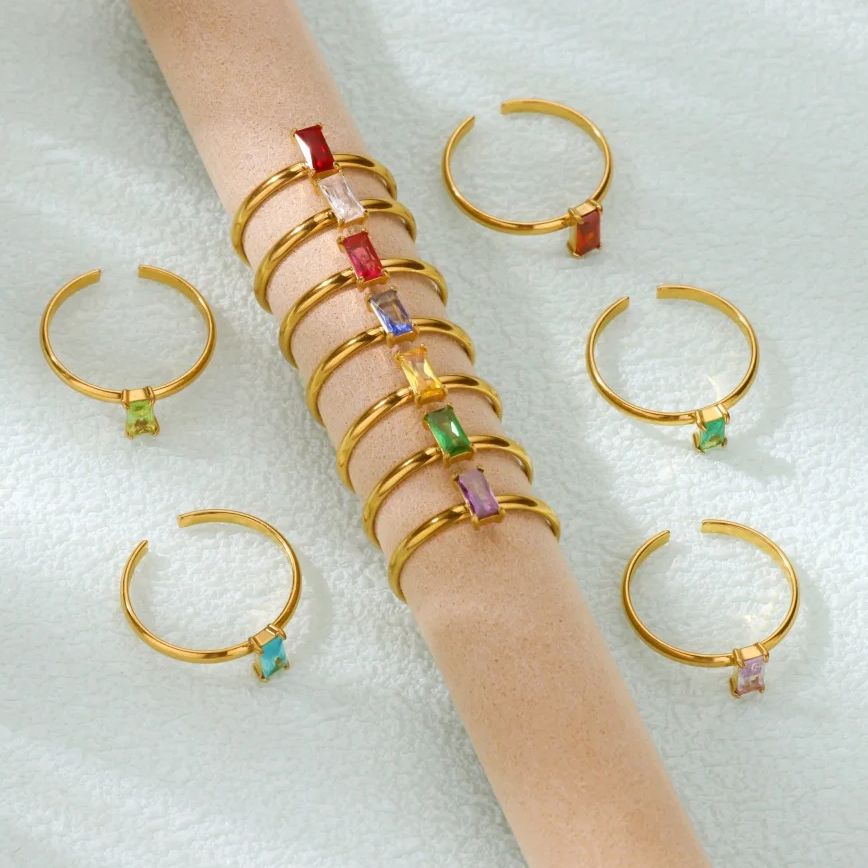 Zircon Birthstone Rings For Wo - đánh giá và giá Birthstone Ring Set