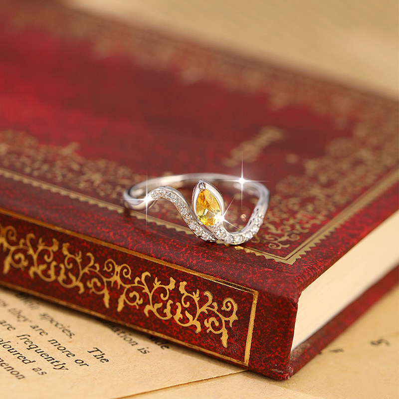 925 Sterling Silver Wedding Sn - đánh giá và giá Birthstone Ring Set