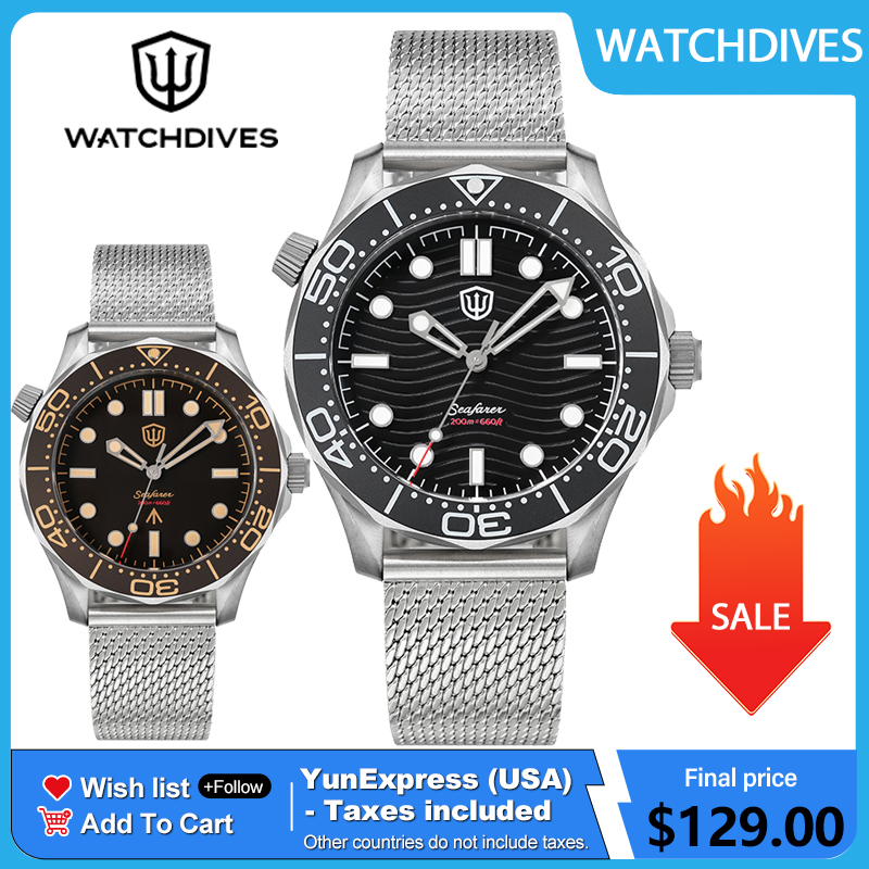 Watchdives 42mm Titanium Dive  - đánh giá và giá Vintage Pocket Watch